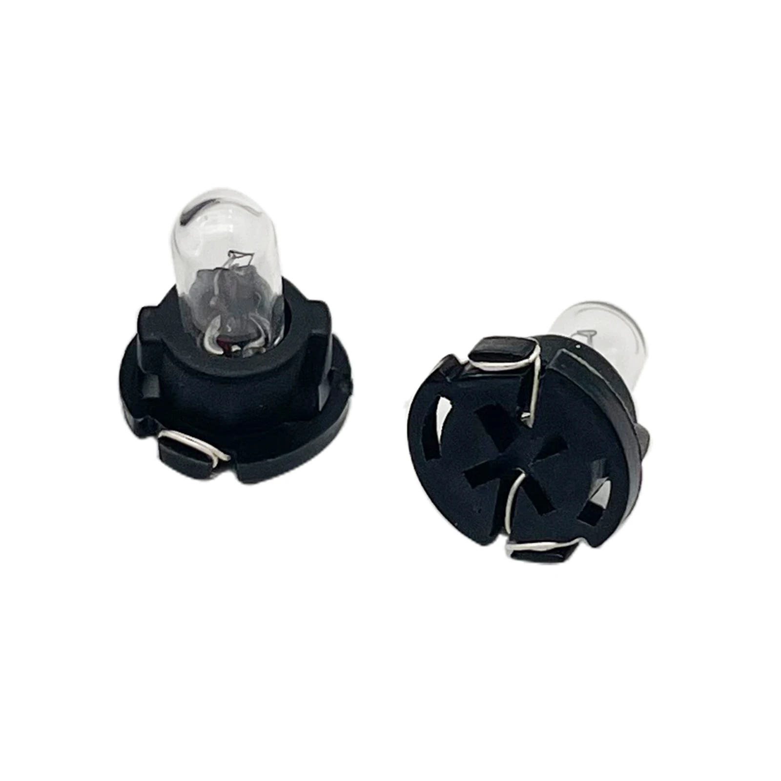 10pcs T5 Bulbs Lamps for Honda Toyota Nissan Mitsubishi Dashboard Instrument 12V 1.4W  Grey Base