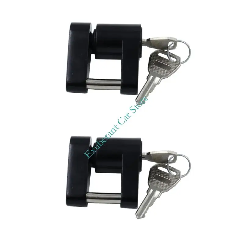 

2PCS Anti Theft Metal Trailer Locks With 1/4 Inch Size For consistent On Multiple Towing Uses And Vehicles