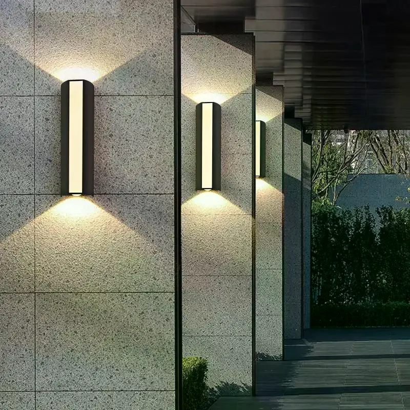 Outdoor LED Wall Light Waterproof Warm White Cold White Home Decorative Exterior Wall Lighting