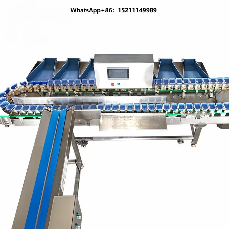 Fruit Vegetable Size Weight Grading Machine Controlled High Precision Non-Damaging Sorting Equipment Fruit Processing Plant