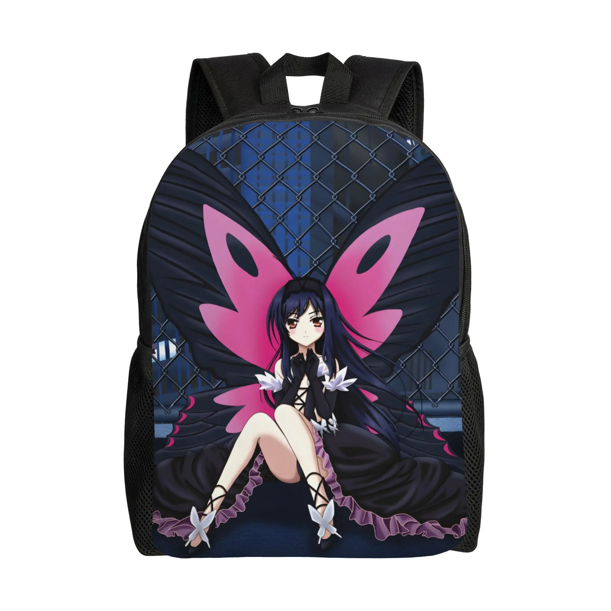 

1Piece Accel World Laptop Bag Black Lotus Backpack New Semester Begins