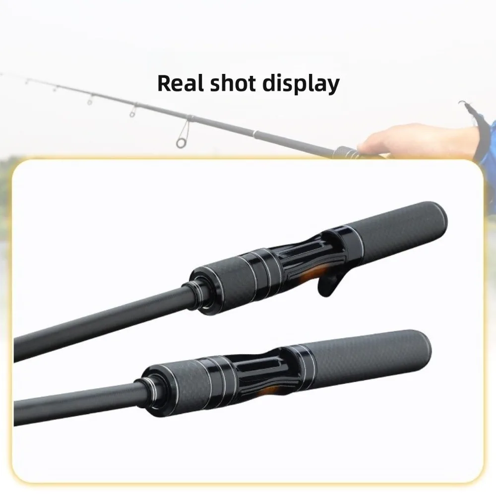 

Телескопическая удочка с карбоновой ручкой, сверхлегкая удочка с твердым наконечником, длина 1,8 м, длина 1,5 м, портативная удочка для путешествий