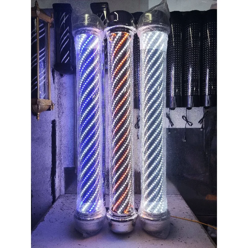 

Hair turn light LED cylindrical wall-mounted super bright barber shop hair salon outdoor waterproof wall-mounted Internet