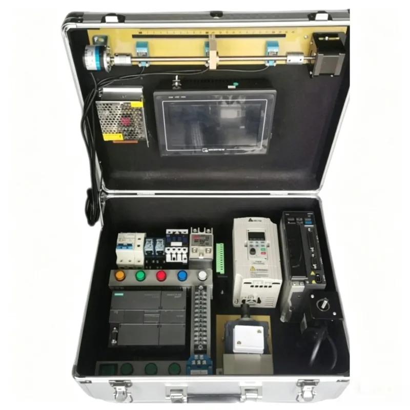 Customized S7-200 Smart PLC Training Kit Test Practice Box Learning HMI Touch Screen Programming Teaching For