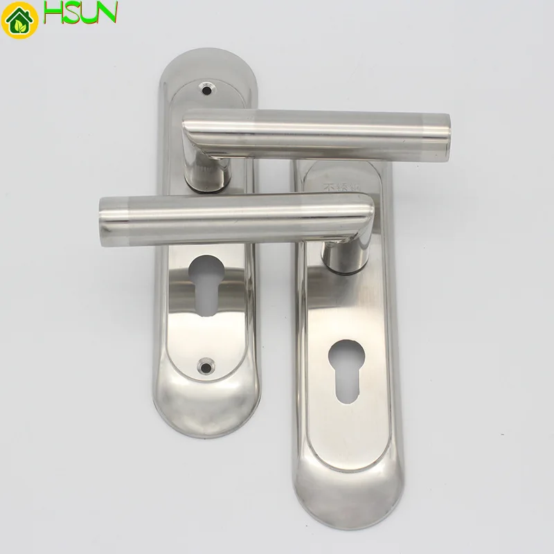 Stainless Steel Lock Have Indoor Bedroom Modern Solid Wood Suit Engineering General Purpose Type Household Hold Hand No Fade