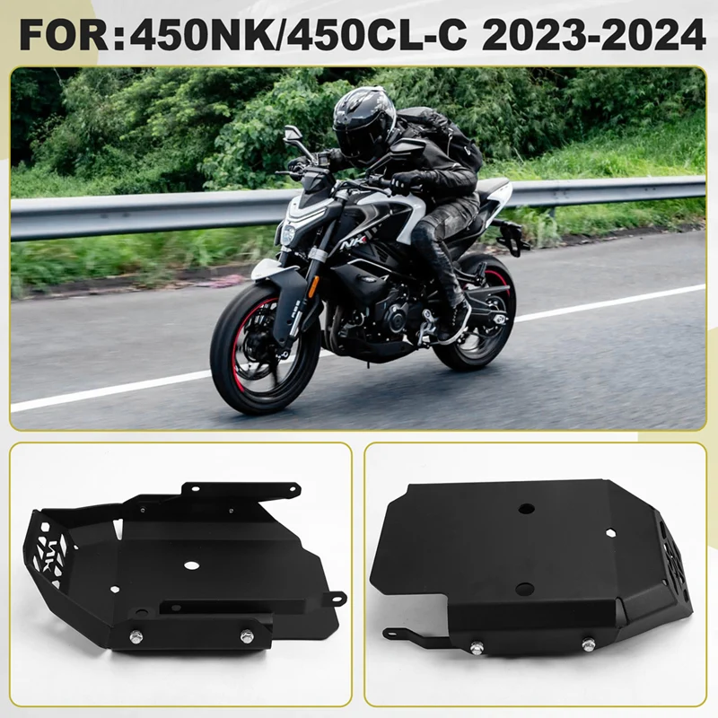 

M0t-rMotorcycle Engine Chassis Skid Plate Guard Belly Pan Bash Protector for CFMOTO 450NK 450CLC