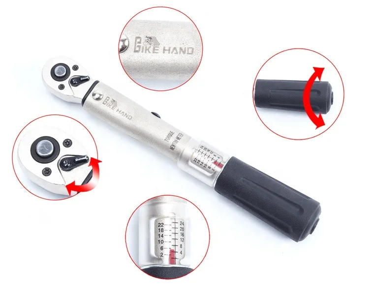 1/4 Mtb Road Bike Repair Tool Kits Bicycle Torque Wrench Chrome Vanadium Steel    Accessory