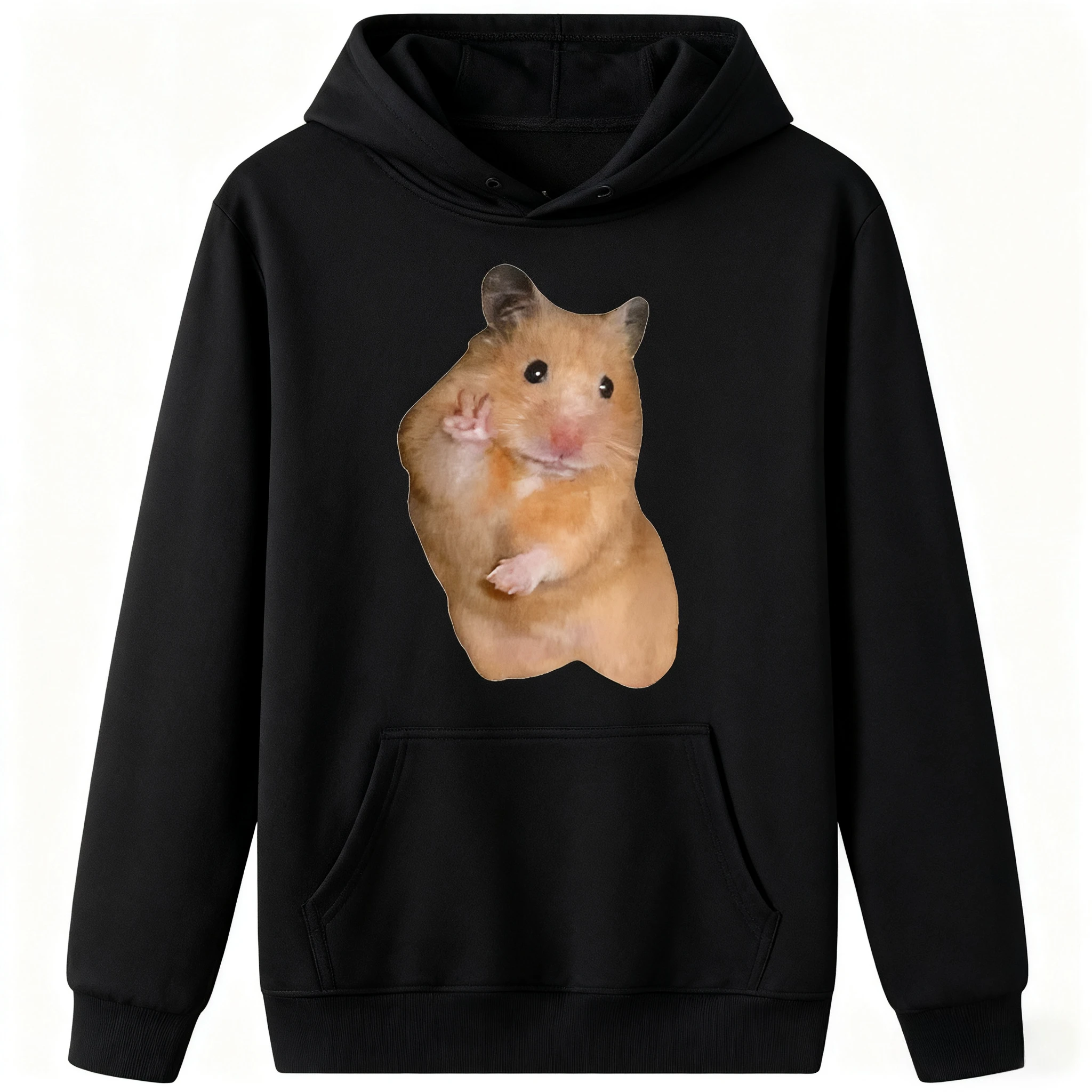 

Cute Mouse Graphic Print Autumn and Winter Men's and Women's Hoodies Casual Loose Outdoor Street Sports Training Brand Fashion
