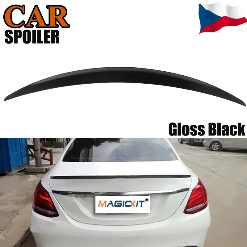 

MagicKit Rear Trunk Spoiler Wing for 2016 2017 2018 2019 Mercedes Benz E-Class W213 4Door Saloon AMG Style Bodykits Tuning