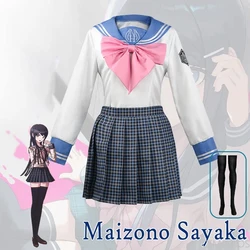 Maizono Sayaka Cosplay Costume Anime Super Danganronpa Uniform For Woman Halloween