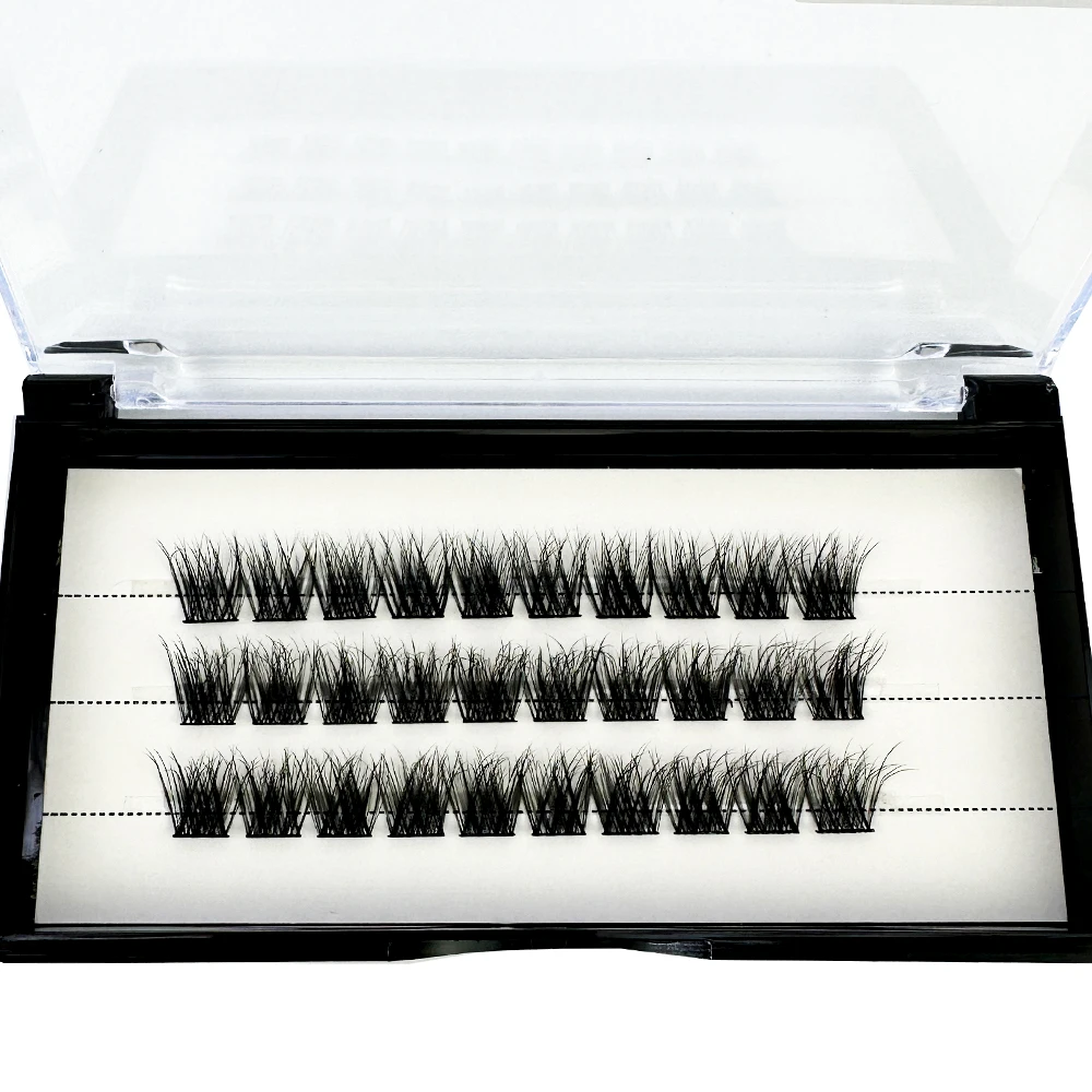 NEUE 5D Flauschige Nerzwimpern 3 Reihen Natürliche Wimpernverlängerung 3D Russische Einzelwimpern-Cluster Make-up-Tools Wimpern Cilia – Detail 22