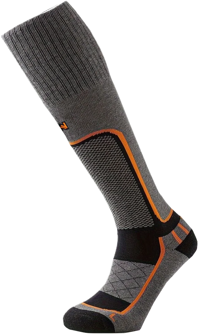Unisex Compression Ski Socks Non Slip Grip Thermal Insulated Breathable Shockproof with Towel Bottom for Winter Sports