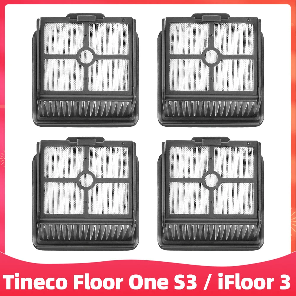 Hepa Filter Replacement Part for TINECO FLOOR ONE S3 / IFLOOR 3 Wet Dry Vacuum Cleaner Spare Accessories