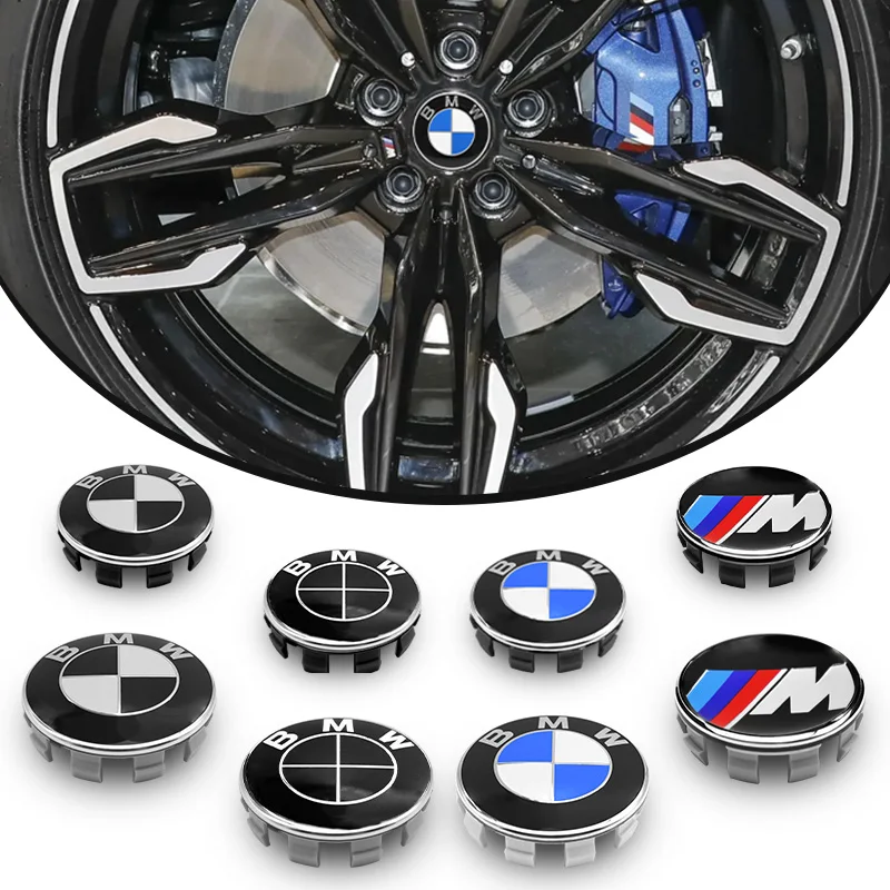 4pcs 56MM 68MM Car Wheel Center Hup Caps Wheel Cover For BMW M E46 E39 E60 E90 E53 E36 E87 F10 F20 F30 X1 X3 X5 X6 G20 G30 G21