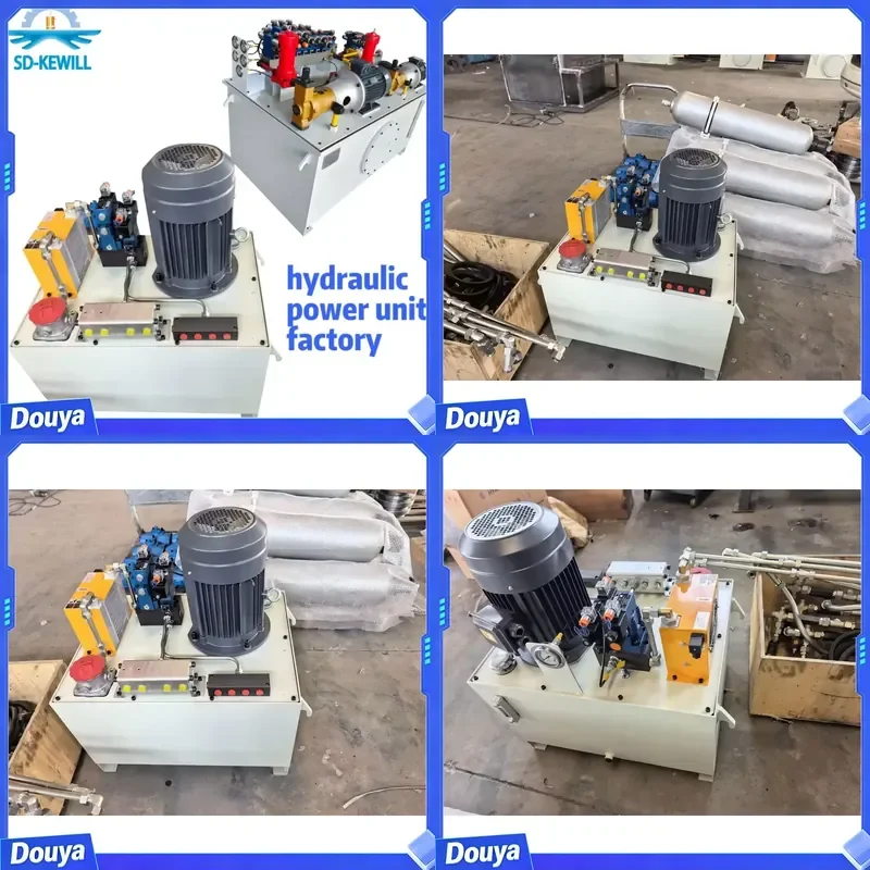 1Year Warranty 220V/380V Double-Acting Hydraulic Power Unit / Electric Hydraulic Station/ Hydraulic Power Back 1.5-3Kw