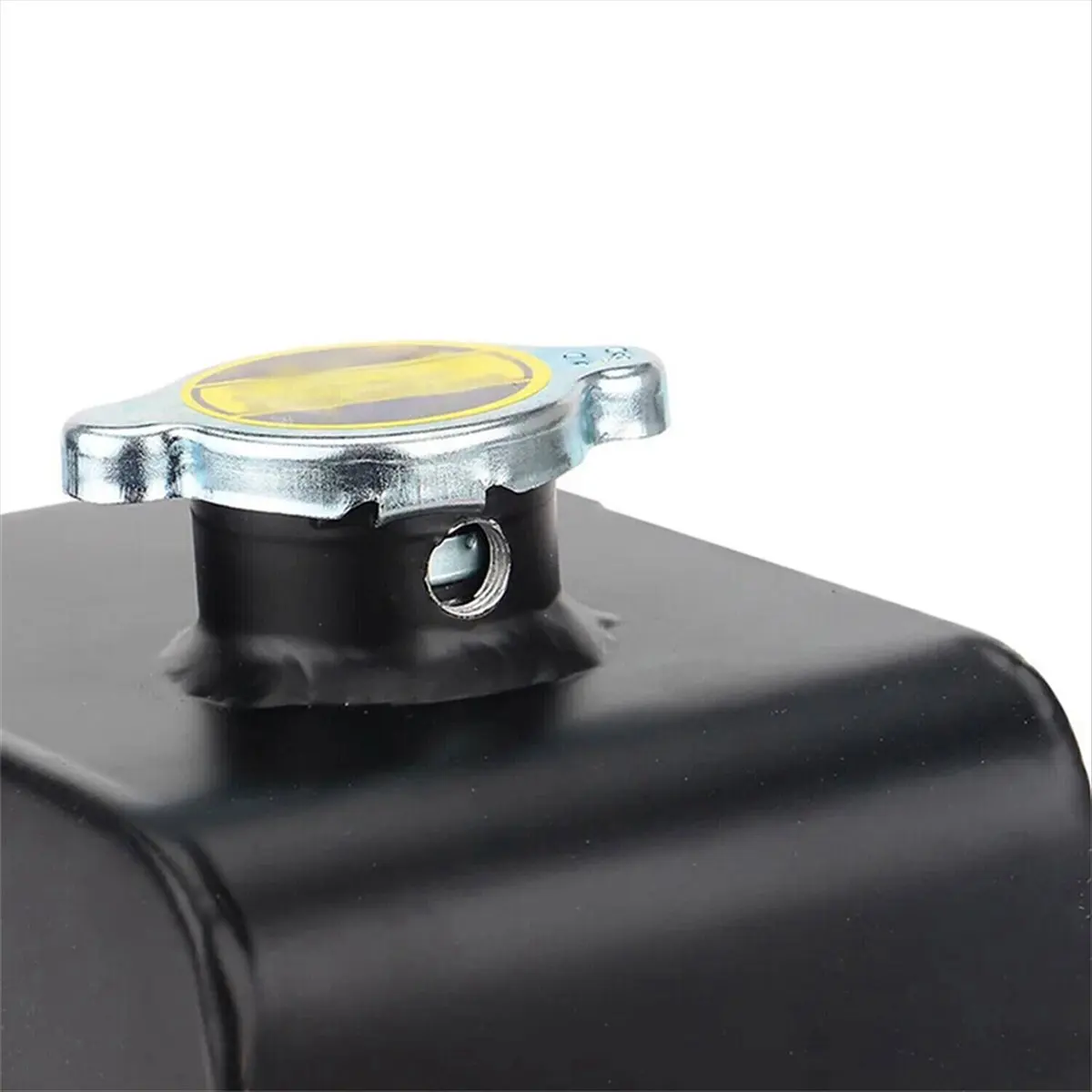 Super Sale Car Modification Permeable Bubble Pot Aluminum 2.5L Coolant Radiator Water Tank Overflow Expansion Tank Silver