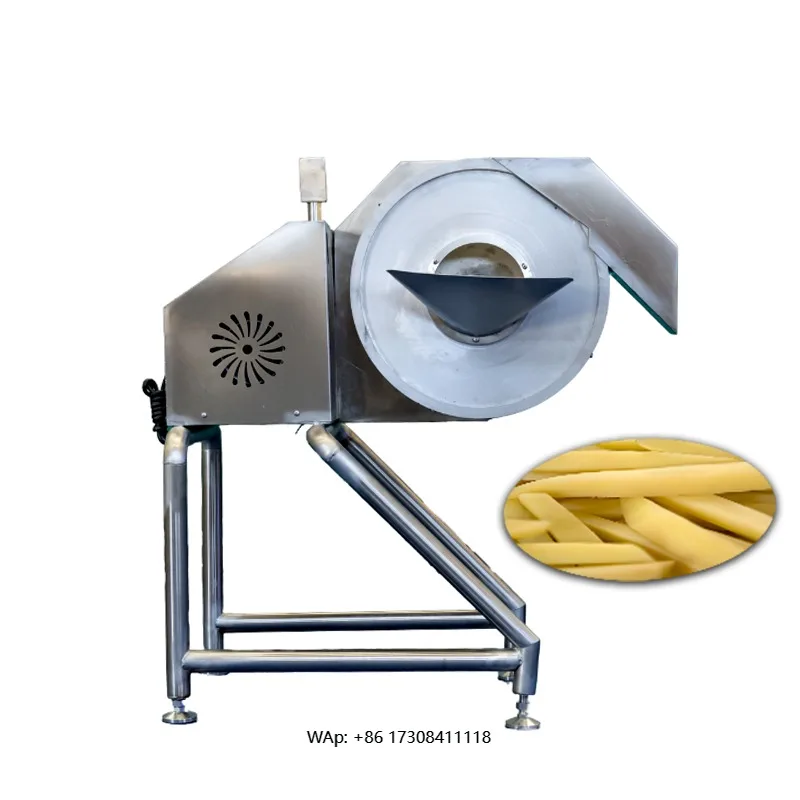 Food grade stainless steel French fries cutting machine