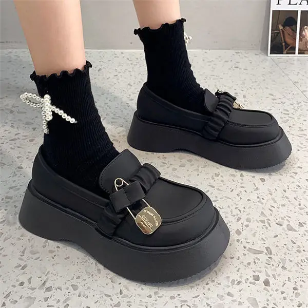 

Student Japanese Small Leather Shoes Women's 2023 Spring and Summer New Thick Bottom Fashion Thick Bottom Retro Mary Jane Shoes