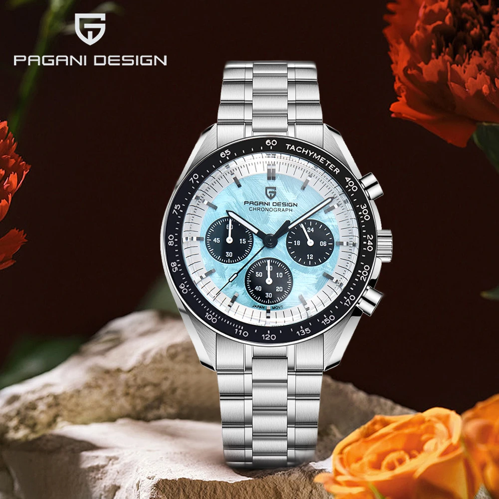

PAGANI DESIGN Men's Watches Luxury Chronograph Quartz Watch Luminous Multifunctional Wristwatch Complete Calendar And Auto Date