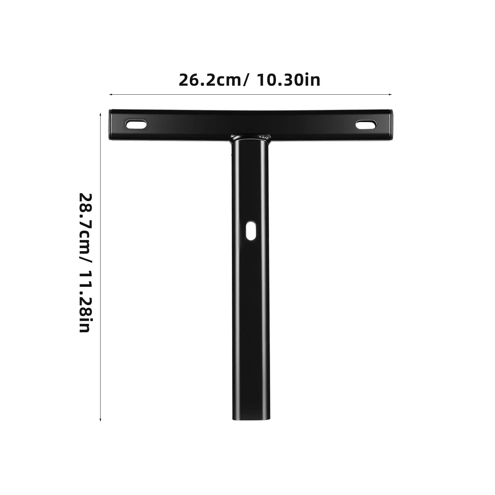 T Shaped Swivel Chair Back Support Rod Thickened Steel Bar Reclining Office Gaming Household Chair Repair Rod Black