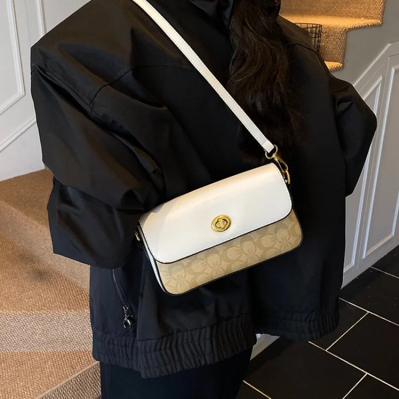 

Vintage Inspired Shoulder Bag For Women, Soft Leather Crossbody Purse With Adjustable Chain, Elegant Evening Party Accessory