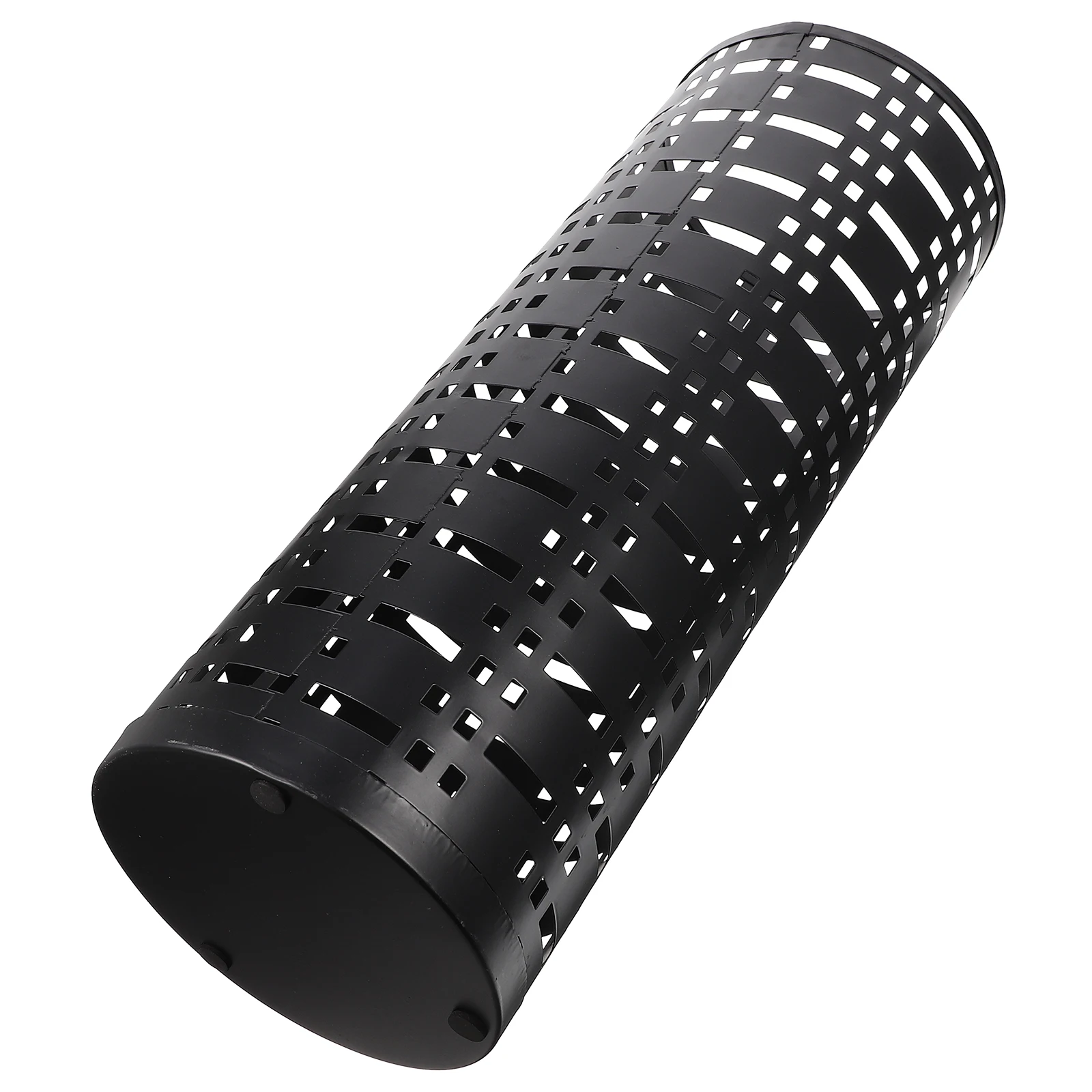 

Umbrella Bucket Round Storage Container Iron Rack Large Capacity Anti Corrosion Stable Base Black Use