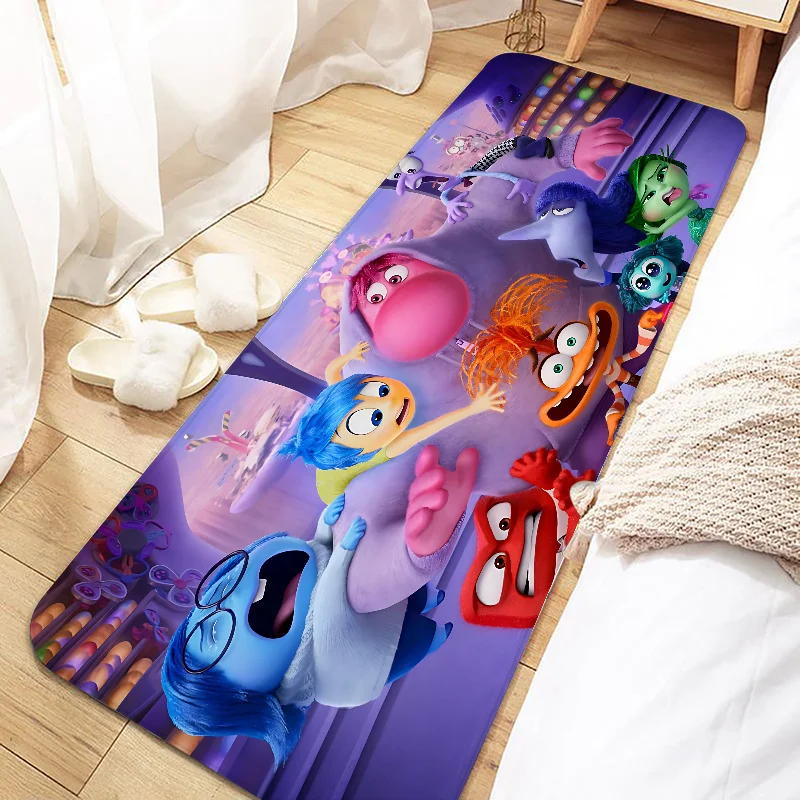 

Door Mat Entrance Non-slip Doormat Inside Out 2 Disneys Washable Kitchen Carpet Living Room Hallway Rugs Bathroom Bath Door Mats