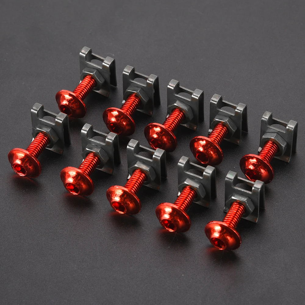 10PCS Fairing Bolts For HONDA Africa Twin CRF 1100 1000 L CRF1000L CRF1100L ADV XRV750 XRV650 Windshield Screw Nuts Windscreen