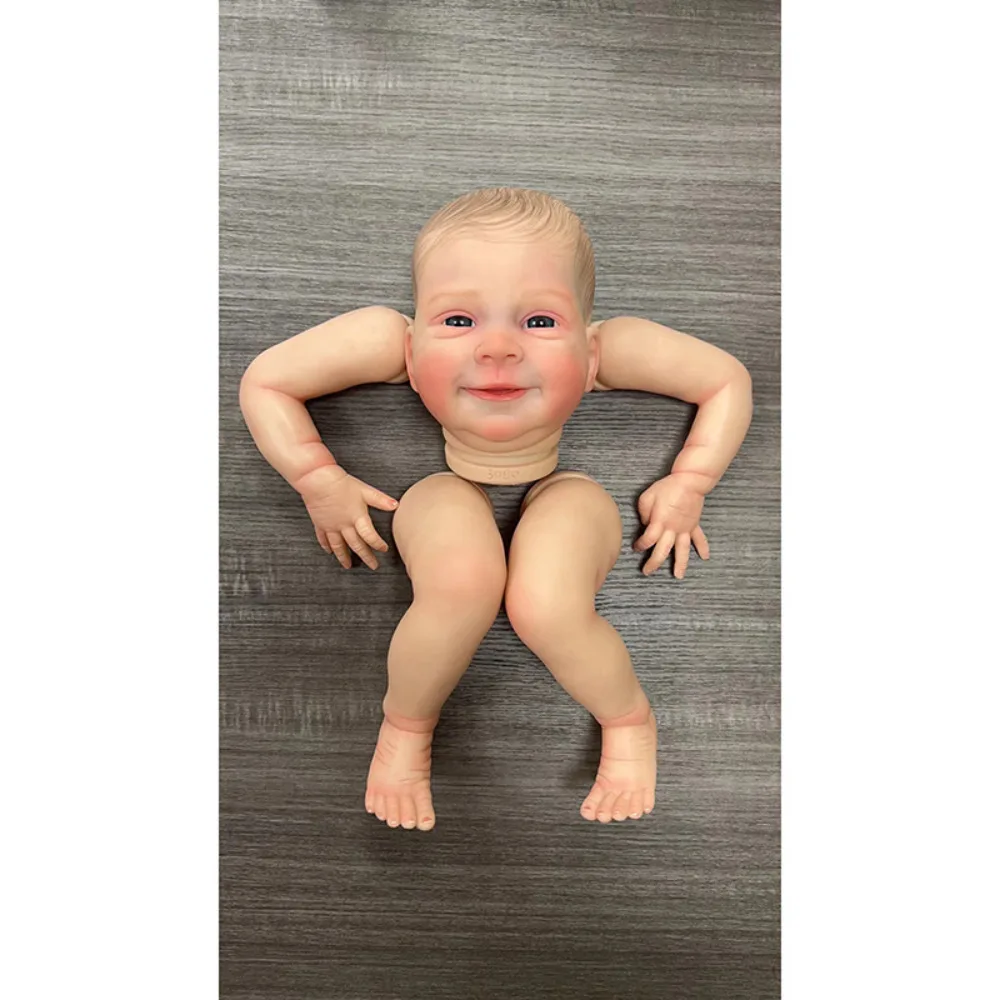 

18Inch Reborn Doll Kit Sebastian Limited Edition Lifelike 3D Painting Skin with Visible Veins Doll Parts with Body and Eyes