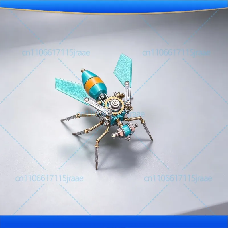 Steampunk Mechanical Bee Insect 3D Metal Assembly Model Handmade DIY Stress Relief Toy