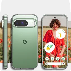 Ultra Thin Transparent Silicone Soft Case For Google Pixel 9 8A 8 7 7A 6A 6 Pro XL Clear Shell Back Cover For Google 8 A 9 XL