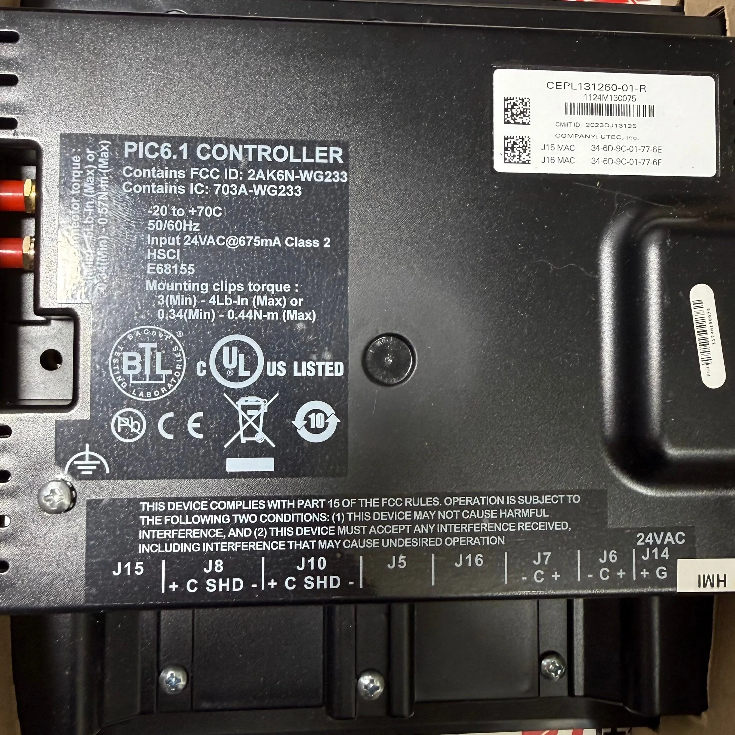 TRANE CARRIER CEPL131260 01 R 10