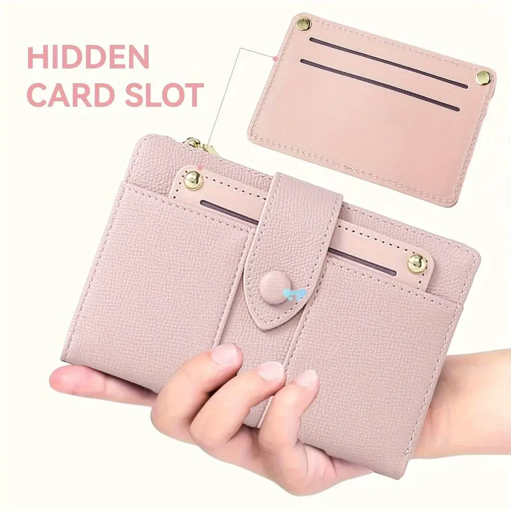 Portable Card Holder PU Passport Bag Passport Cover Ticket Holder Fold Purse Multifunctional Airplane Check-in Travel Wallet Men