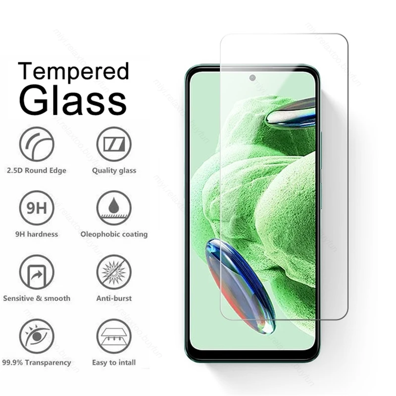 8In1 Protective Glass For Xiaomi Redmi Note 12 5G 4G Camera Glass Redmy Note12 Note 12 Pro Plus Pro+ 5G Screen Protector Film 9H