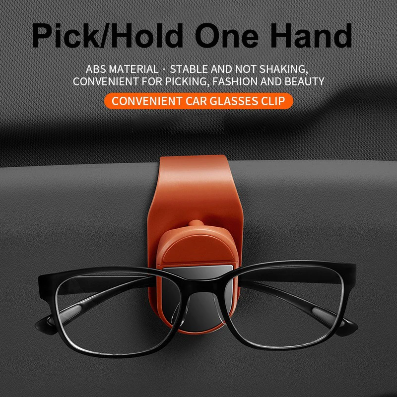 Eyeglass Clamp for Car Sunglasss Clip for Car Sunshade Visor Glasses Holder in Car Easy Pick Organizer Box