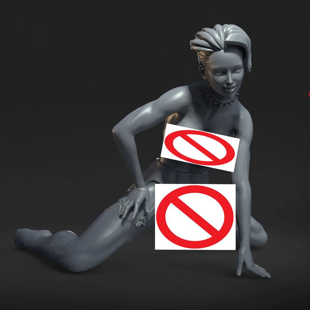 (1/35 = 50 مم، 1/24 = 75 مم، 1/18 = 100 مم، 1/16 = 120 مم) طباعة ثلاثية الأبعاد، NSFW، نموذج دمية عالم الراتنج، مجموعة غير مجمعة وغير مطلية