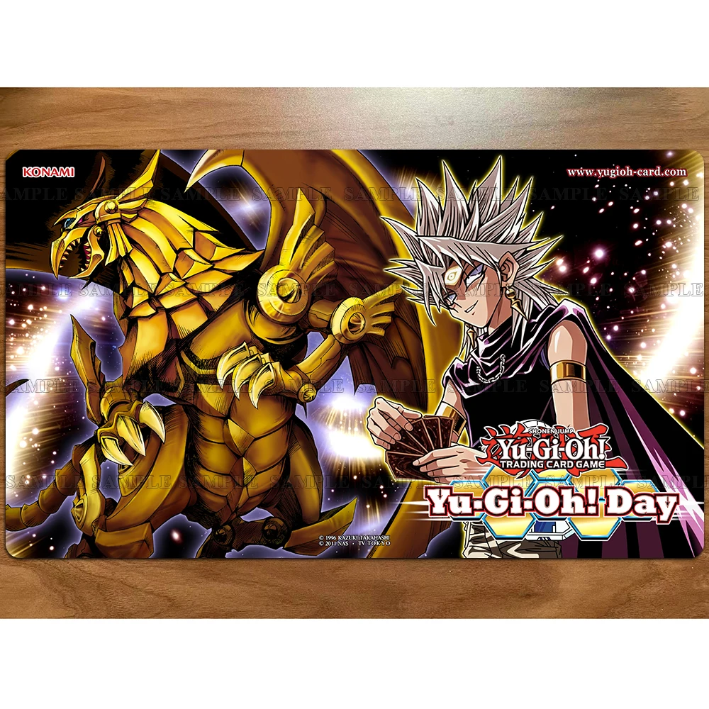 Tapete de juego Yu-Gi-Oh Marik Ishtar/El Dragón Alado de Ra, tapete de juego YGO KMC TCG YuGiOh M-167