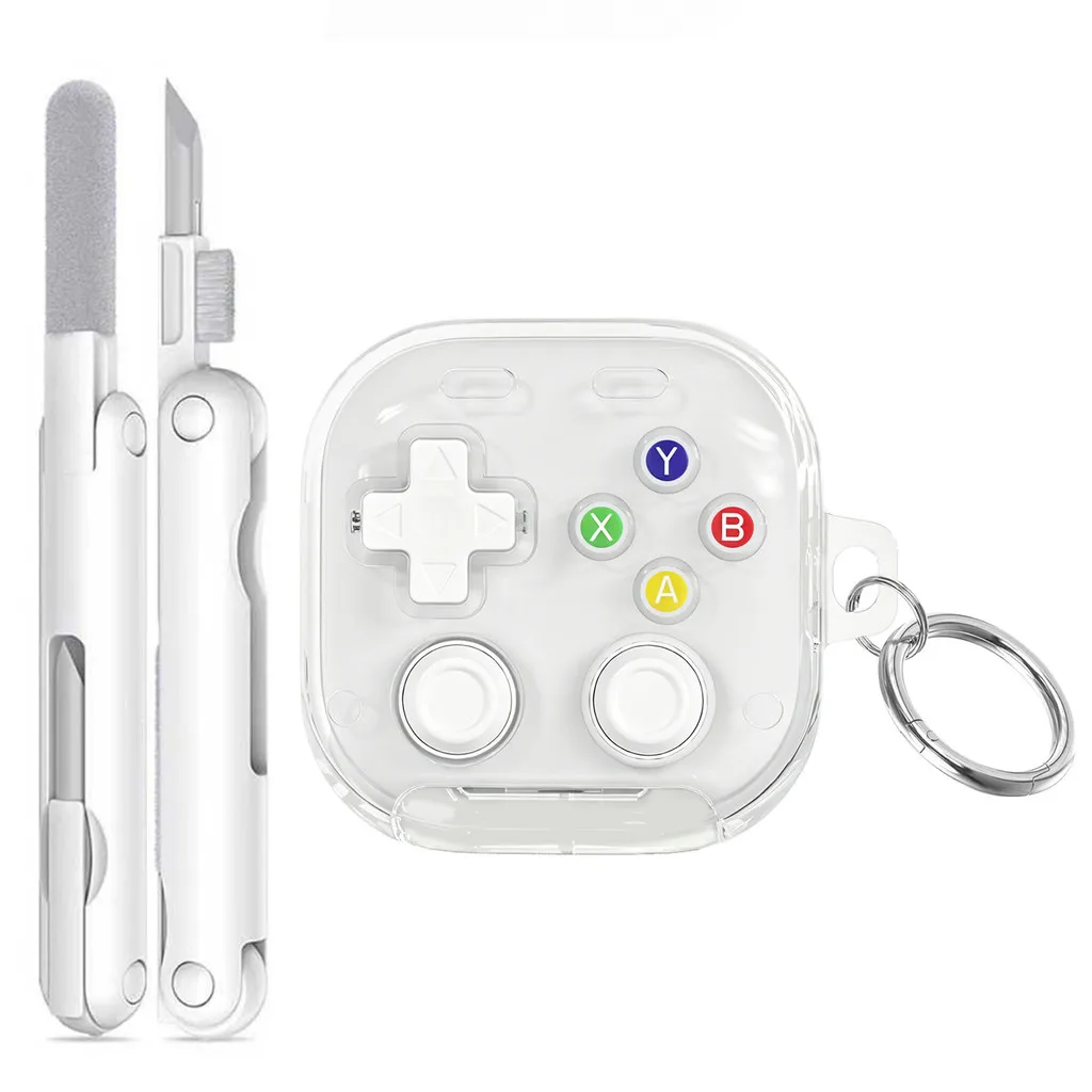 Case for Samsung Galaxy Buds 4 / Buds 4 Pro, 3D Click Sound Fidget Toy with Secure Latch with Carabiner Cleaning Kit