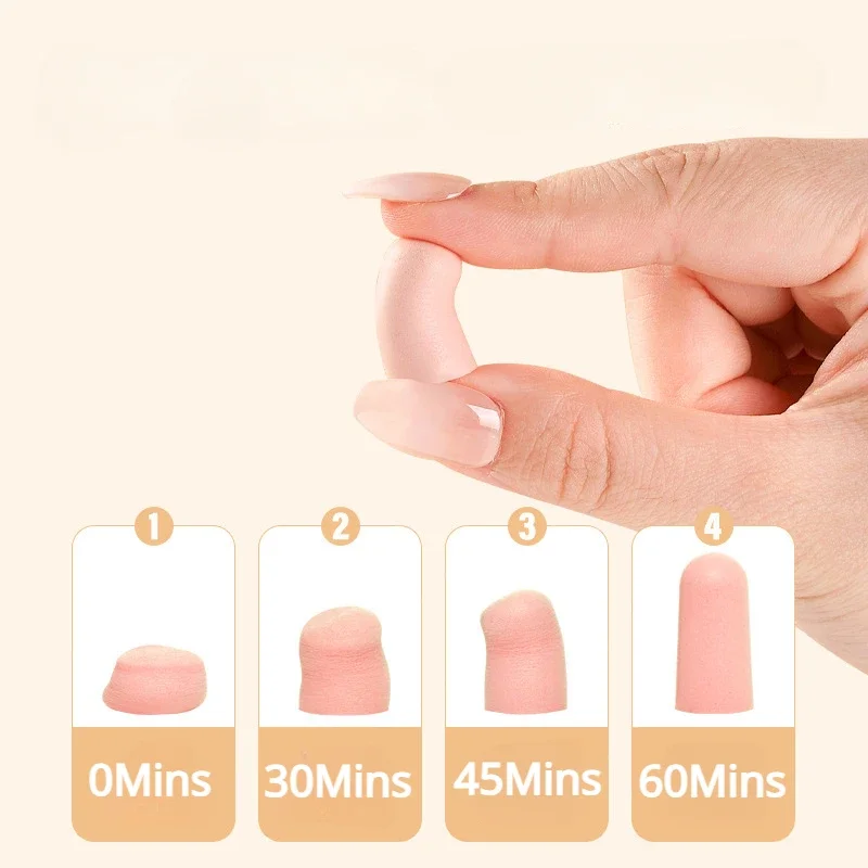 10/24Pcs Comfortable Earplugs Anti-Noise Memory Cotton Ear Plugs Sleep Noise Reduction Ear Protector for Sleep Soft Foam Earplug