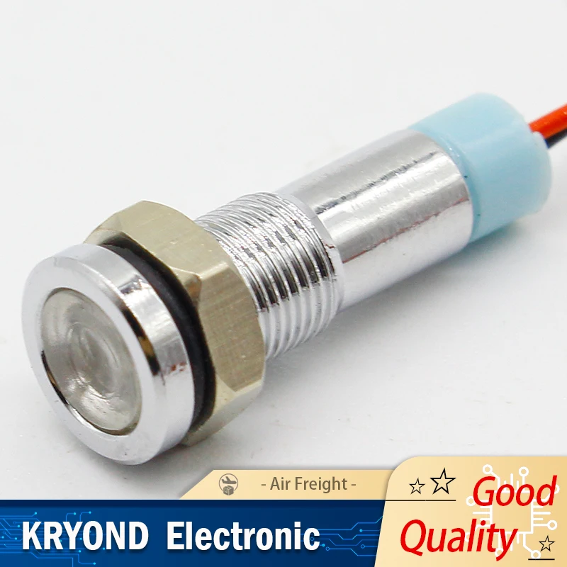 6mm LED Indicator Light 6V 12V 24V 220V Signal Lamp