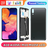 100% Tested A10 Display Screen for Samsung Galaxy A10 SM-A105F/DS A105FN/DS A105M/DS Lcd Dispaly Touch Screen Digitizers for M10