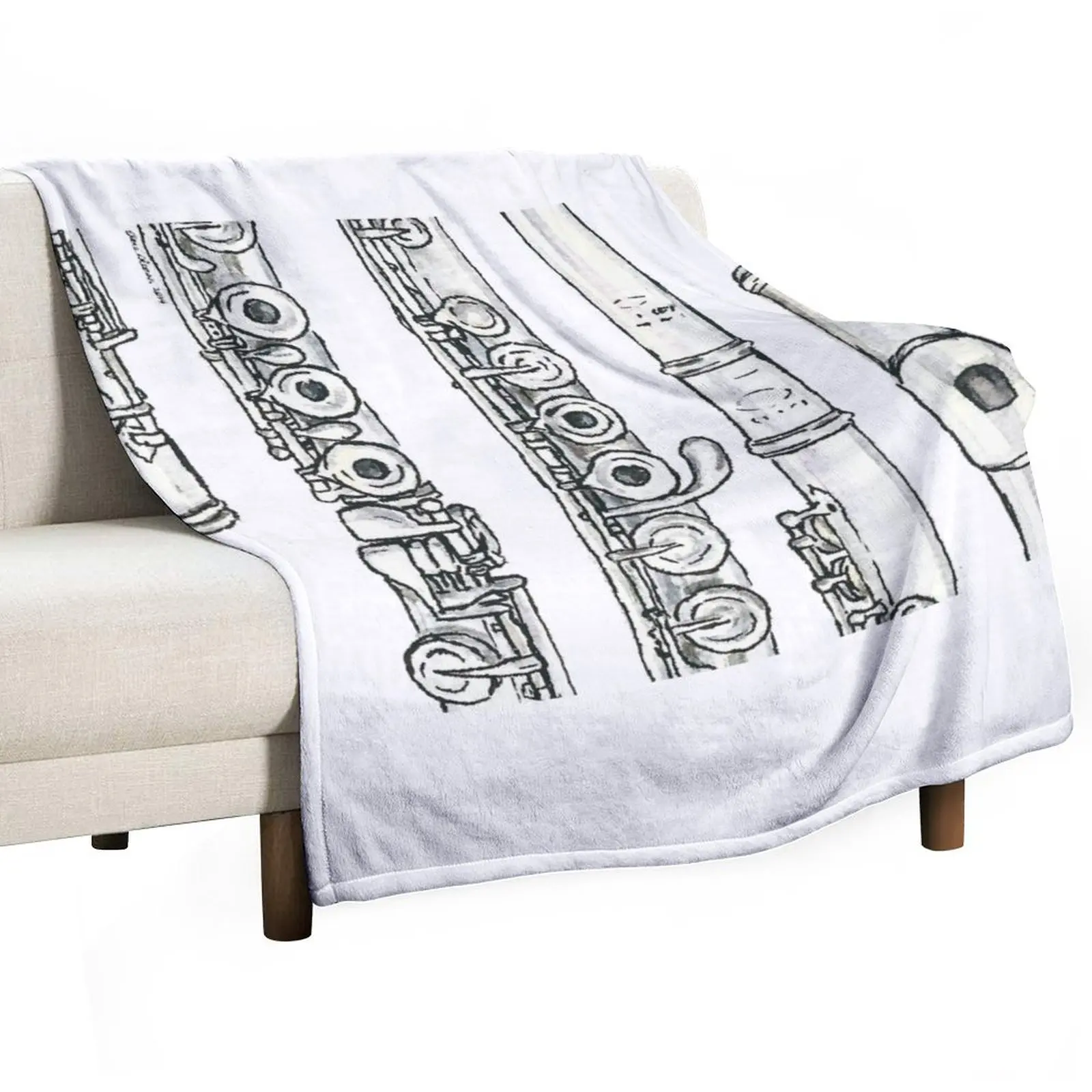 The Flute Throw Blanket Bed covers Decorative Sofa Bed Fashionable Beautifuls Blankets For Sofas christmas gifts Blankets
