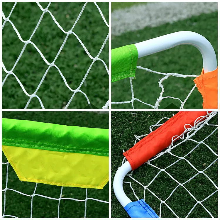Obiettivi per l'allenamento del calcio Rete per rack pieghevole portatile portatile per bambini Allenamento per la famiglia Cancello da calcio per la scuola materna