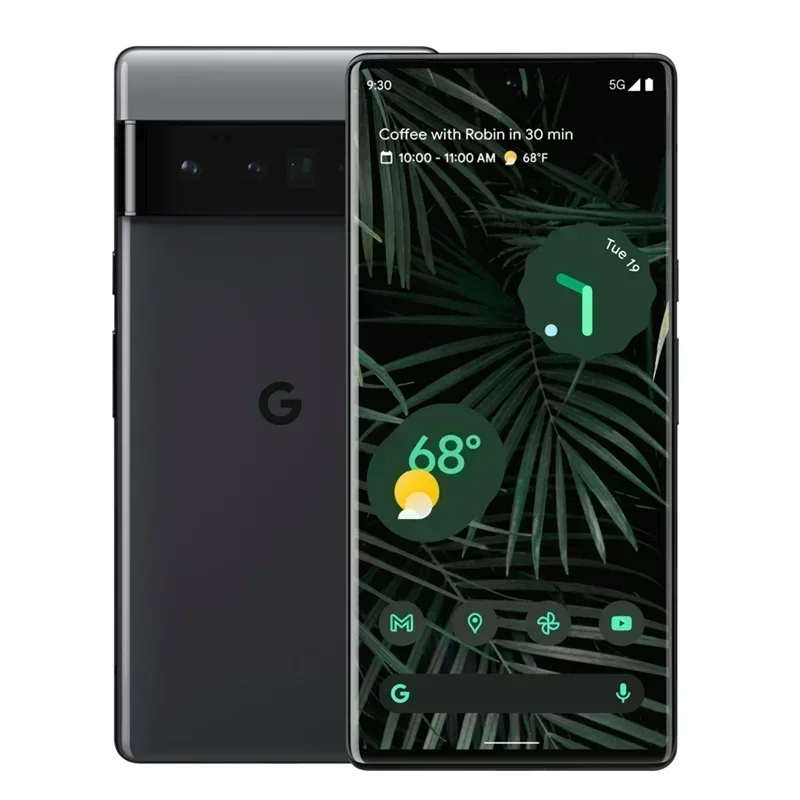 هاتف Google Pixel 6 Pro 6Pro 5G 6.71 بوصة وذاكرة وصول عشوائي 12 جيجابايت 128/256 ROM NFC ثماني النواة Google Tensor هاتف محمول أصلي غير مقفول