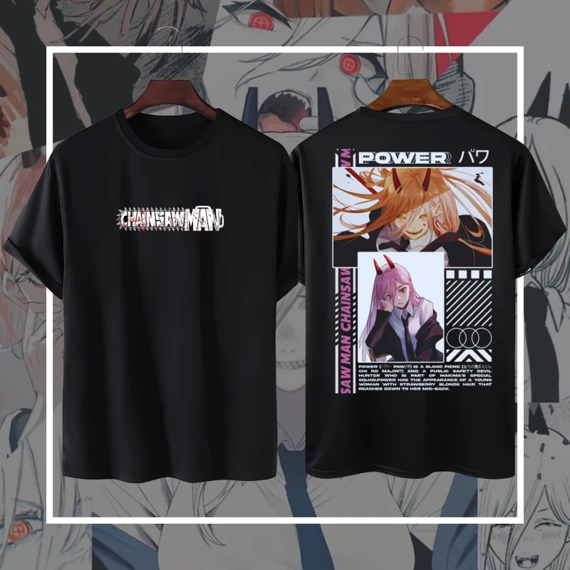 

Футболка с изображением механической бензопилы Katun Premium 24s-shirt Distro MAKIMA, футболка оверсайз Dewasa