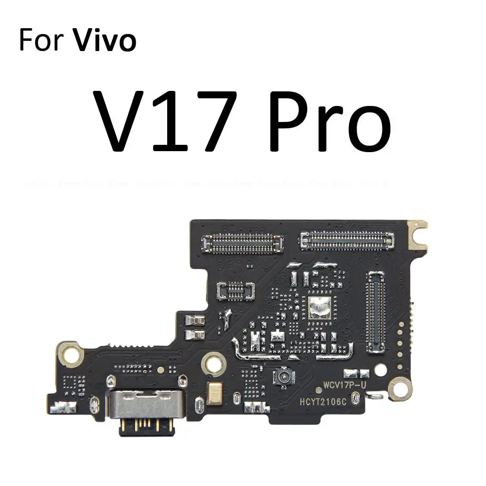 USB Charging Port Dock Plug Connector Charger Board With Mic Microphone Flex Cable For Vivo V17 Neo V15 V11i V11 Pro