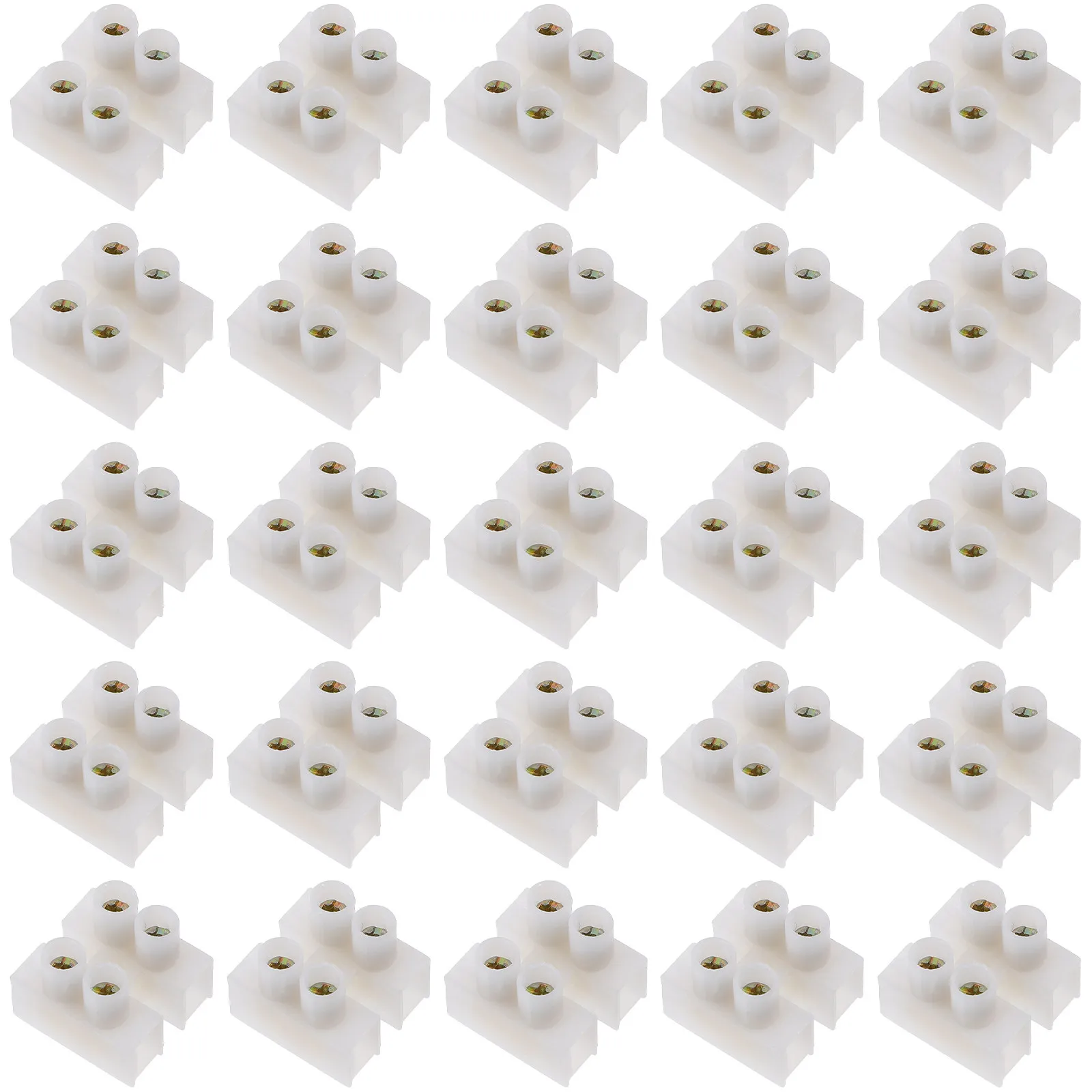 30 pcs Wire Terminal Electrical Connector Connectors Halloween Christmas New Year Screw Terminal Block Electric Terminal Block