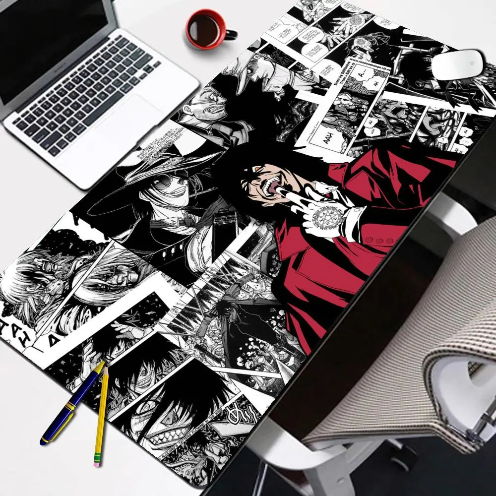 

Anime Hellsing Alucard Mouse Pad Desk Mouse Pad Cute HD Desk Pad Extended Gaming Keyboard Mats Large XXL Gamer Mousepad 90x40