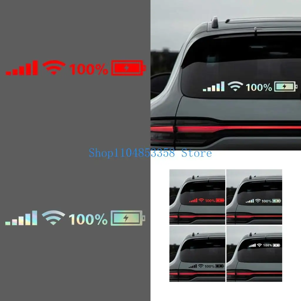 

652F WIFI Stickers 4 Colors Clings Auto Door Window Home Tags