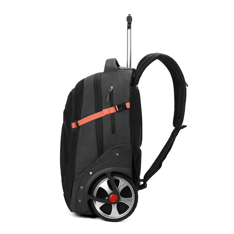 Men Travel Trolley bag Rolling Luggage Bag Big Wheeled Backpack for Business Cabin carry on laptop Backpacks With wheels